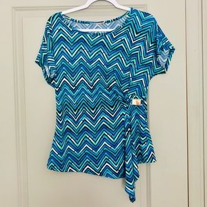 Chevron Printed Blouse